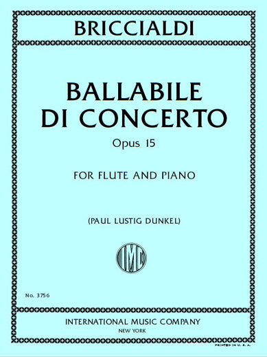 Briccialdi: Ballabile di Concerto, Op. 15