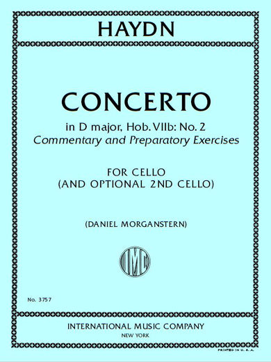 Commentary and Preparatory Exercises to Haydn's Concerto in D Major, Hob. VIIb: No. 2