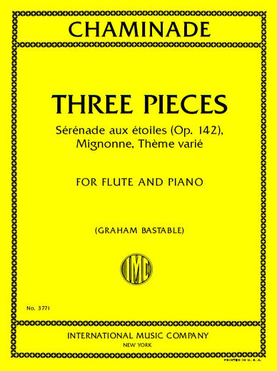 Chaminade: 3 Pieces (arr. for flute & piano)