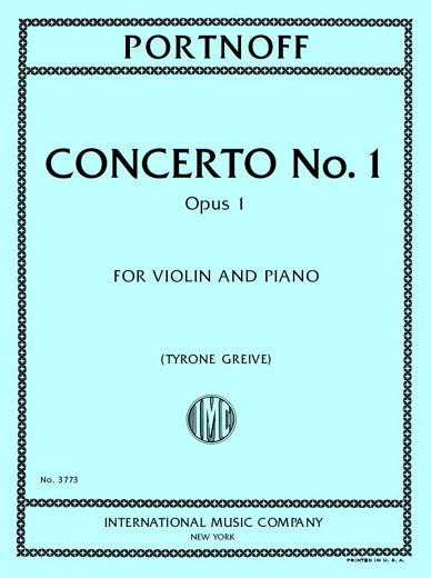 Portnoff: Student Concerto No. 1, Op. 1