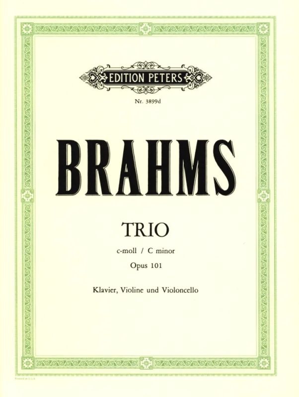Brahms: Piano Trio No. 3 in C Minor, Op. 101