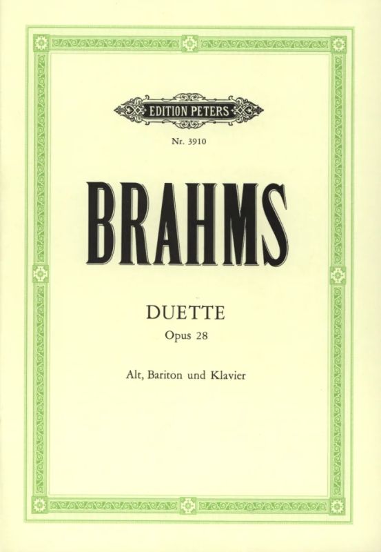 Brahms: 4 Duets, Op. 28