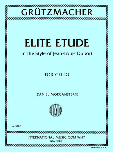 Grützmacher: Elite Etude in the Style of Jean-Louis Duport