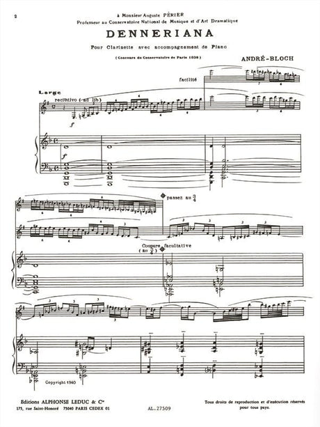 A. Bloch: Denneriana