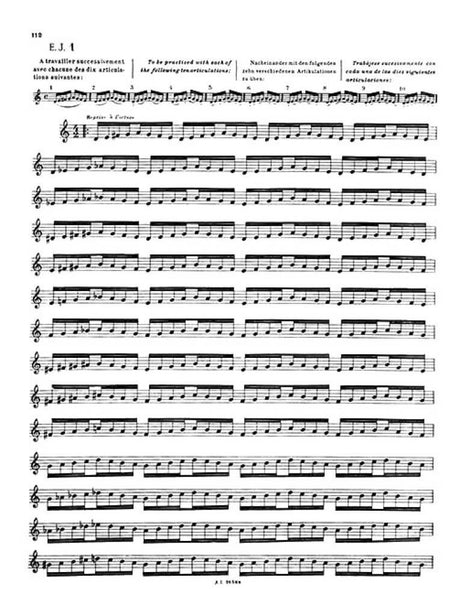 Taffanel/Gaubert: Complete Flute Method - Book 2