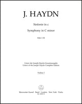 Haydn: Symphony in C Minor, Hob. I:52