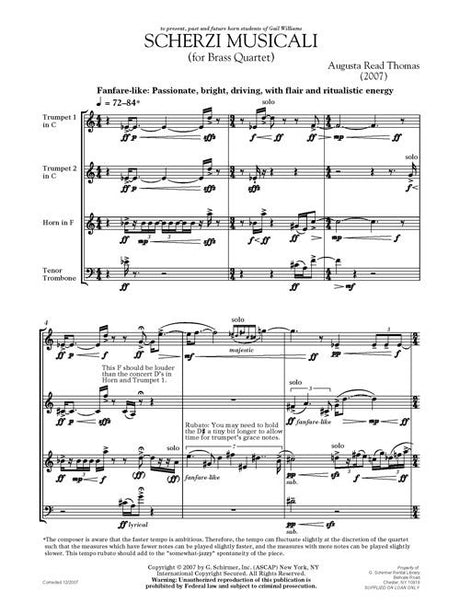 Thomas: Scherzi Musicali