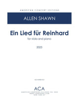 Shawn: Ein Lied für Reinhard