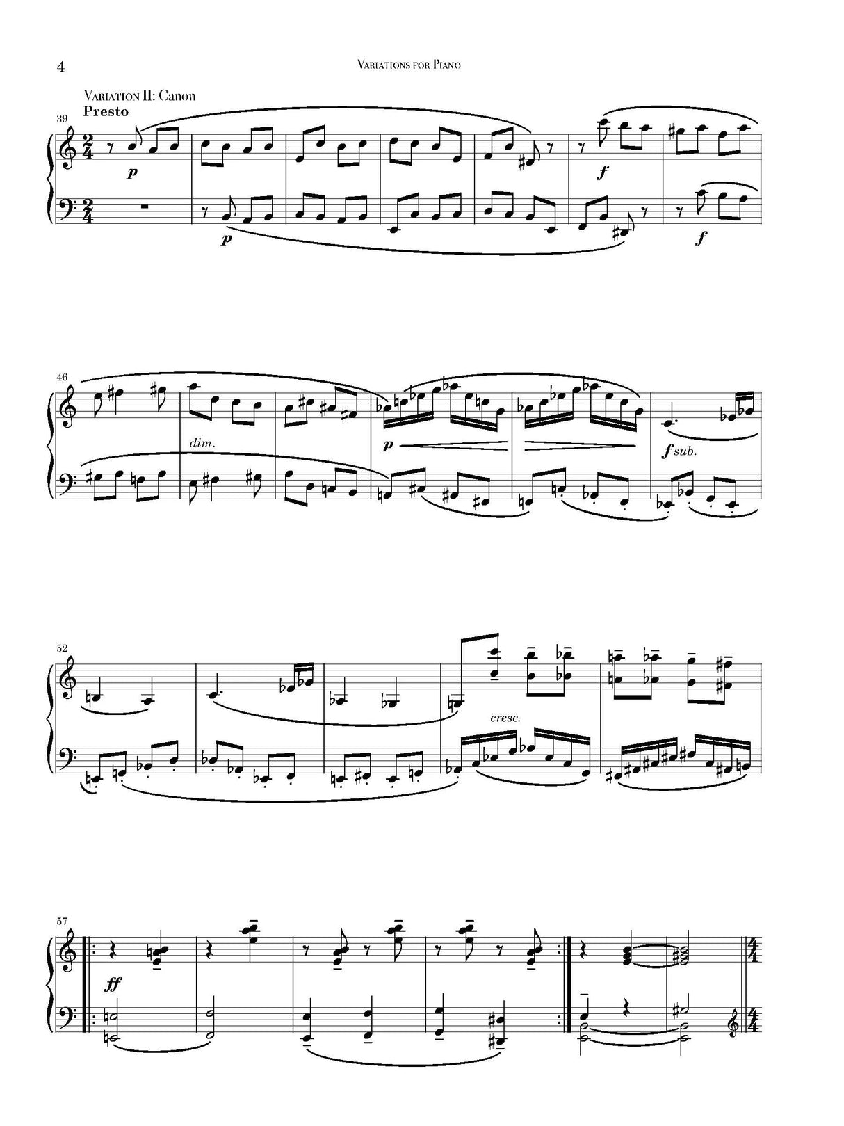 Brooks: Variations