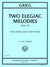 Grieg: 2 Elegiac Melodies, Op. 34 (arr. for double bass & piano)