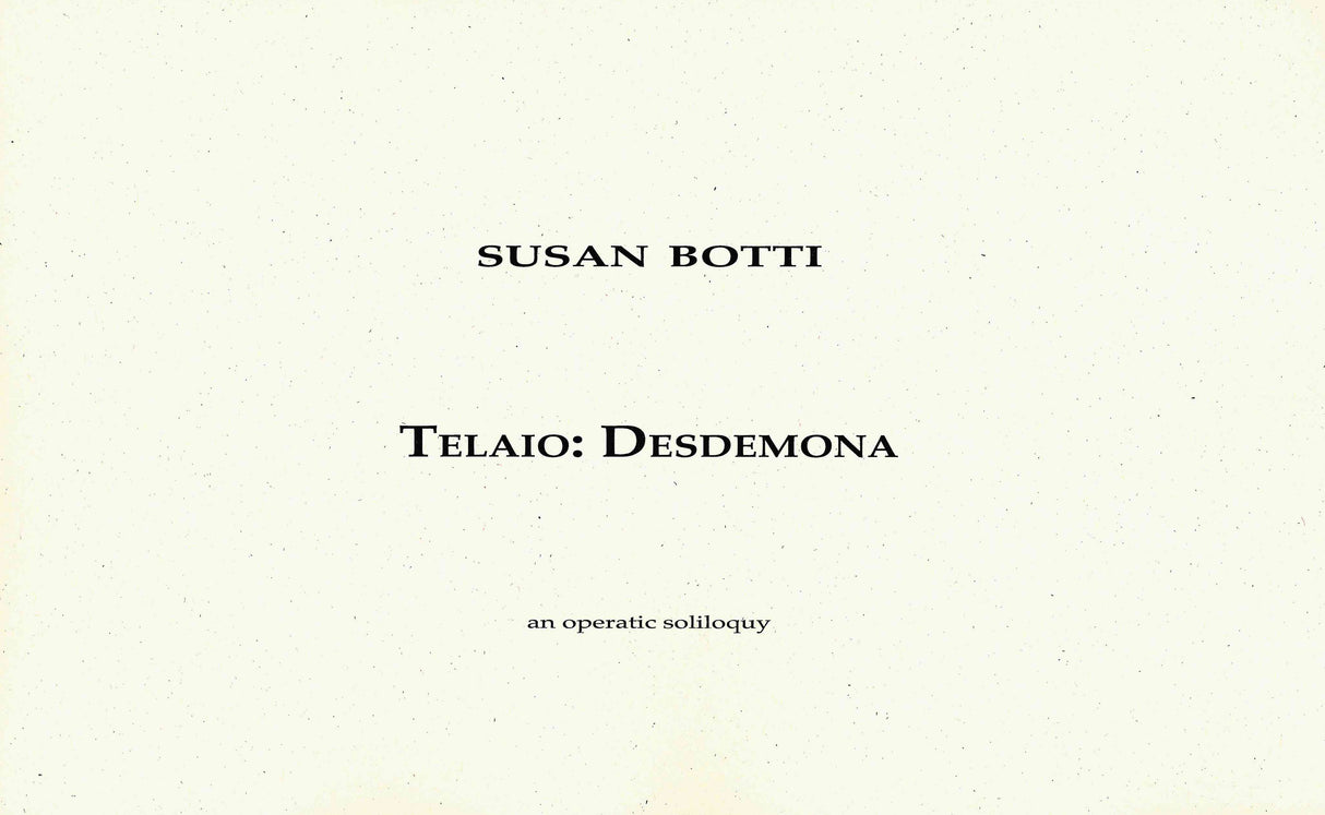 Botti: Talaio: Desdemona