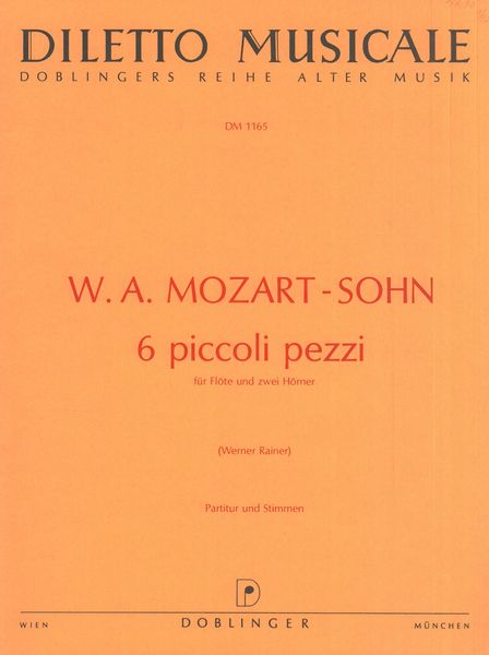 F. X. Mozart: 6 piccoli pezzi, Op. 11