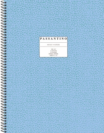Passantino Manuscript Paper - 9" x 12"