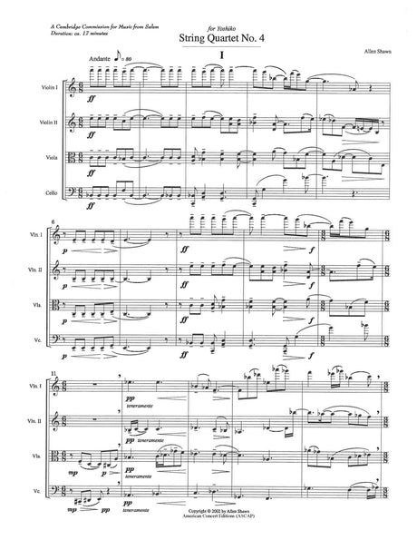 Shawn: String Quartet No. 4