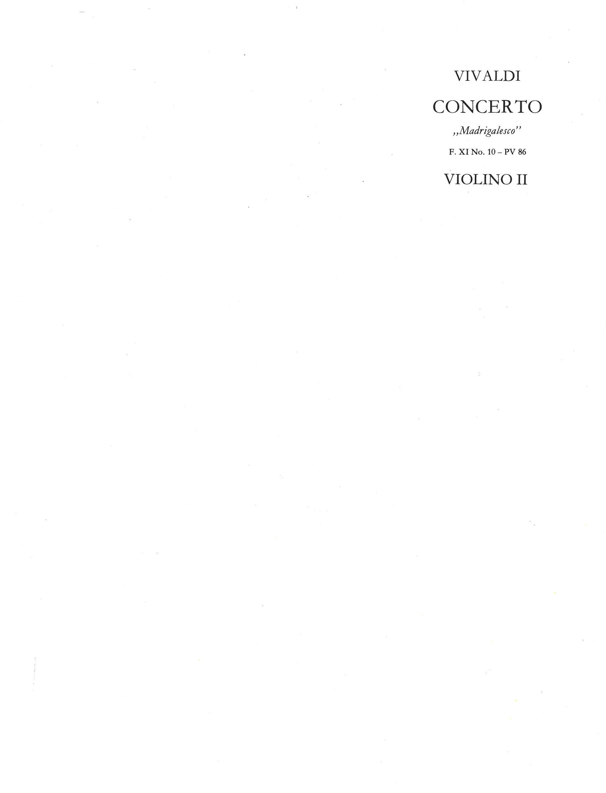 Vivaldi: Concerto for Strings in D Minor, RV 129