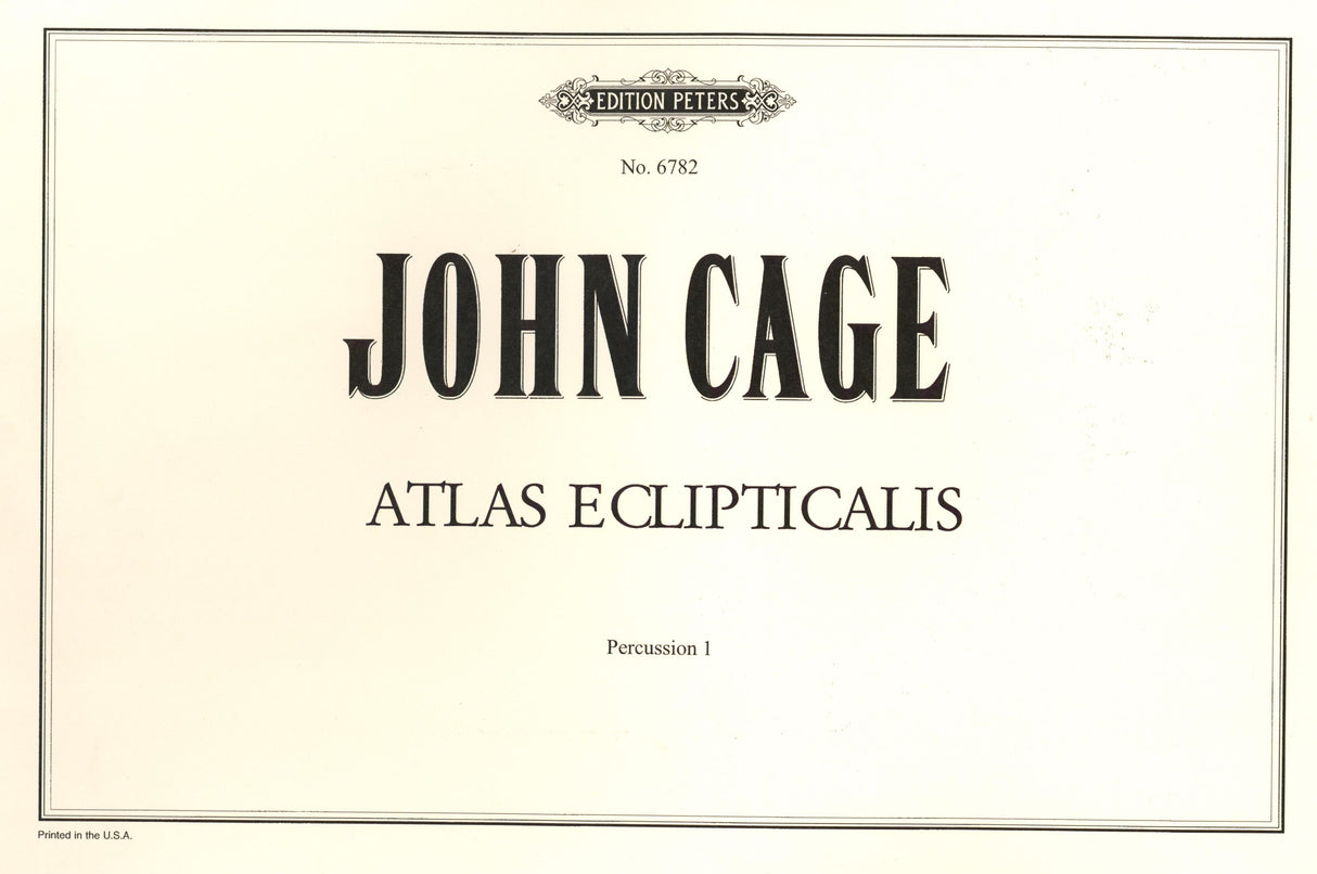 Cage: Atlas Eclipticalis