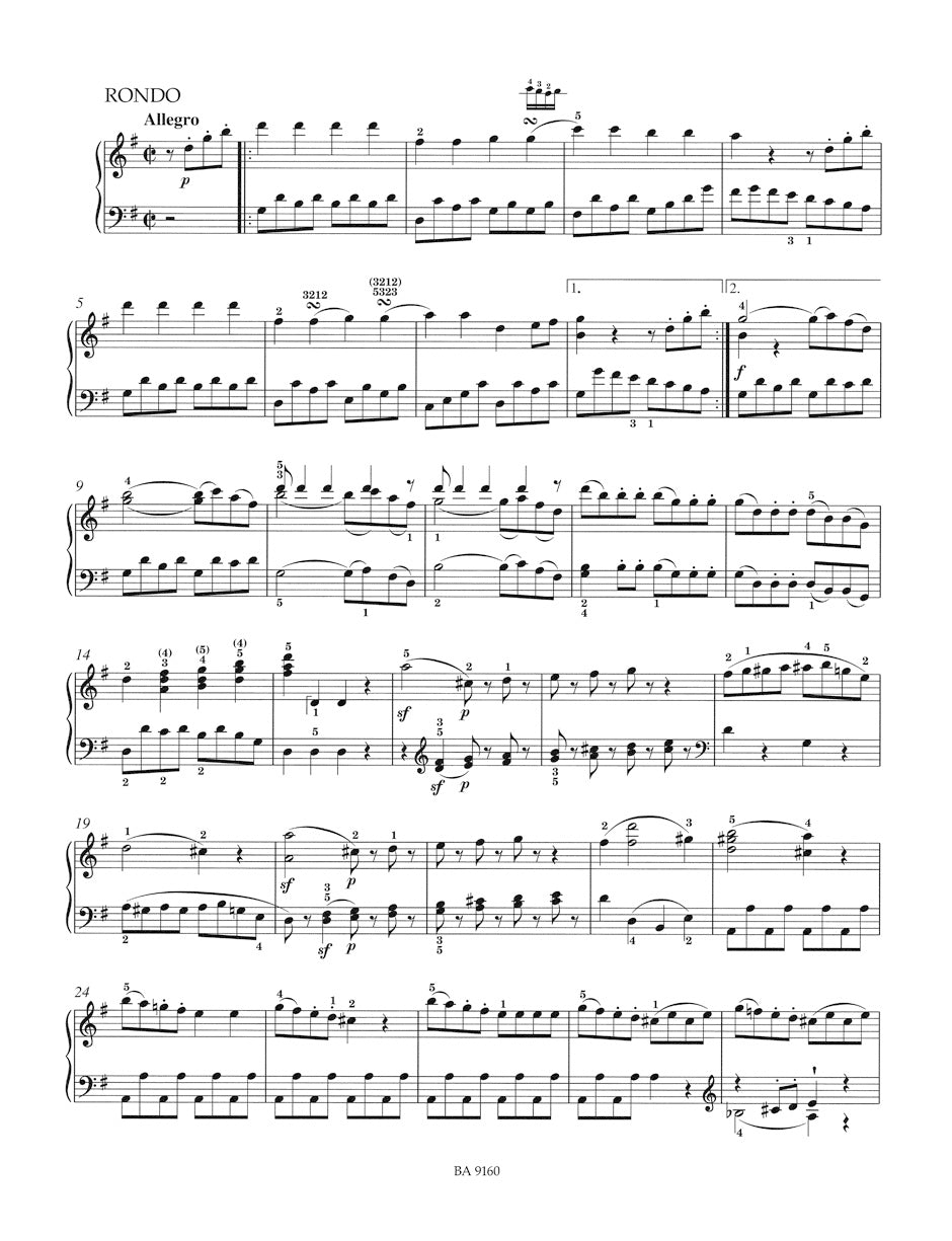 Mozart: Eine kleine Nachtmusik, K. 525 (arr. for piano) – Ficks Music