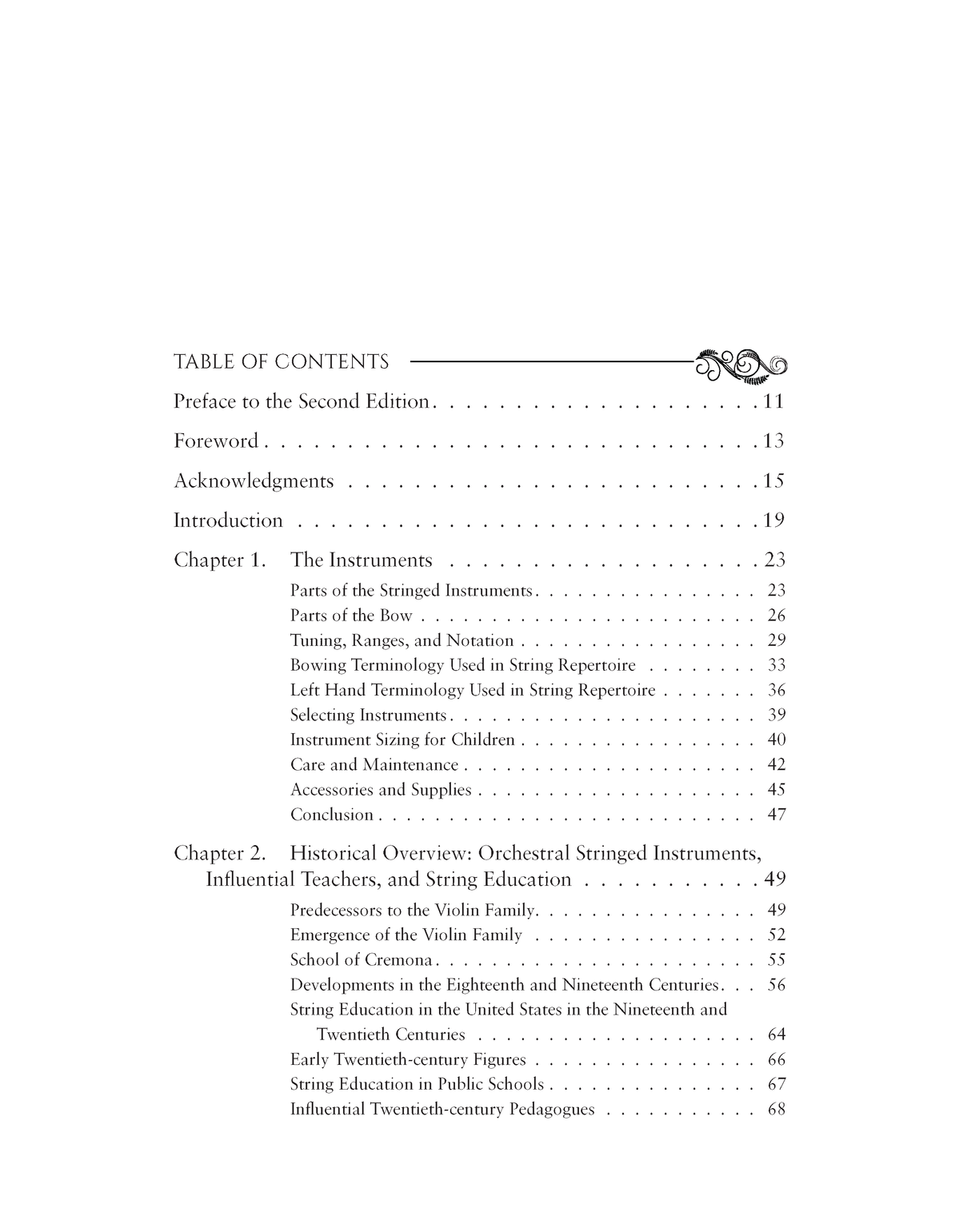 The Art of String Teaching