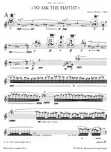 Huber: To ask the flutist