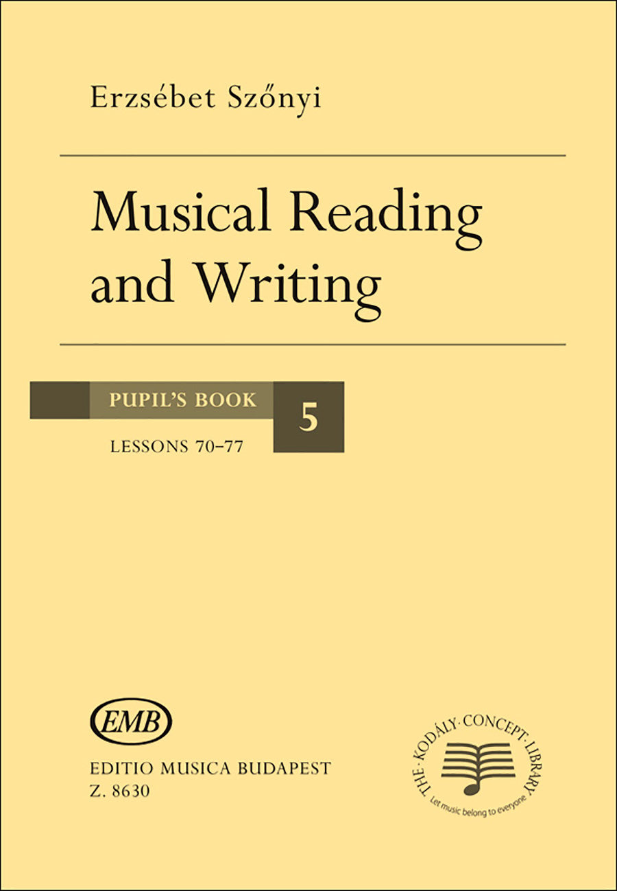 Musical Reading and Writing: Pupil's Book - Volume 5