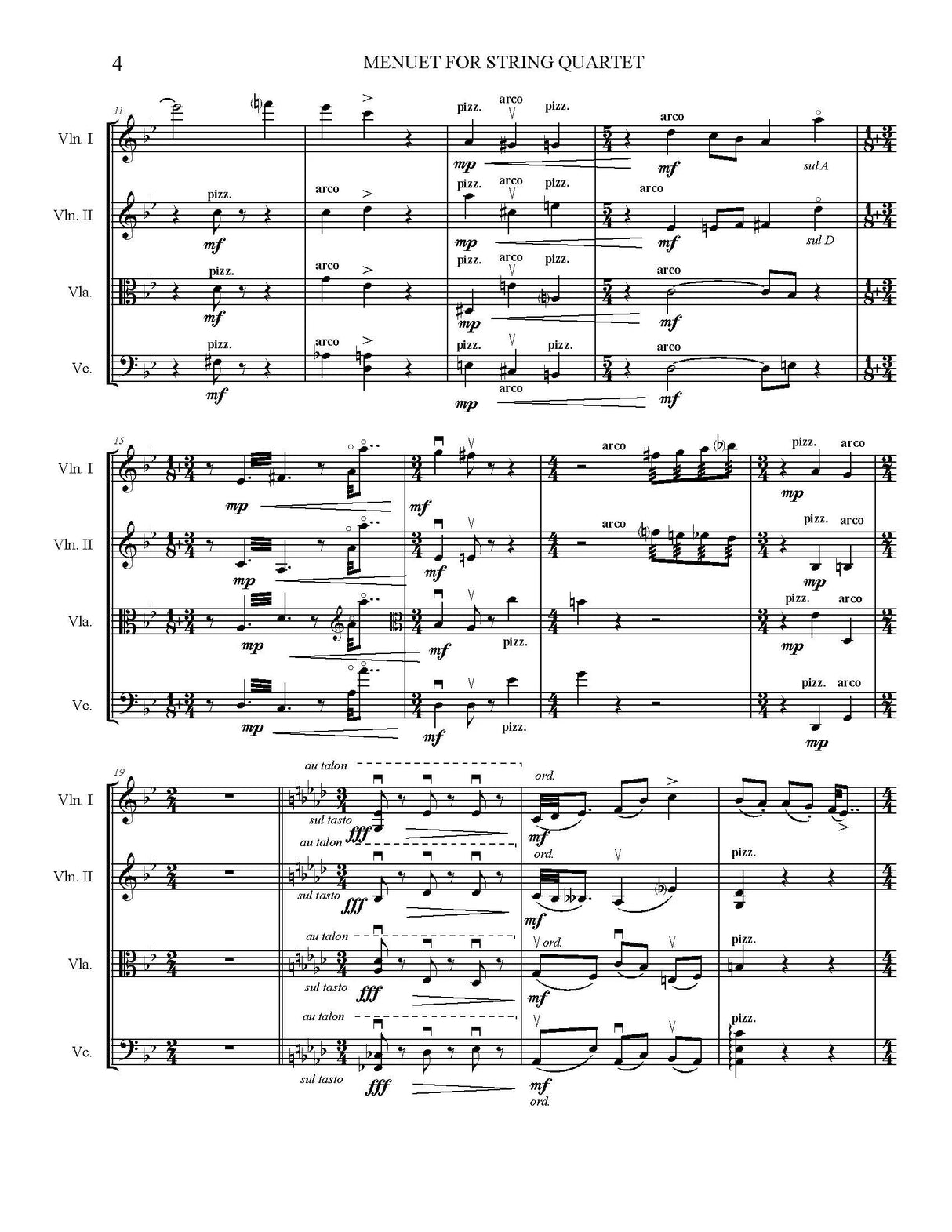 Davidson: Menuet