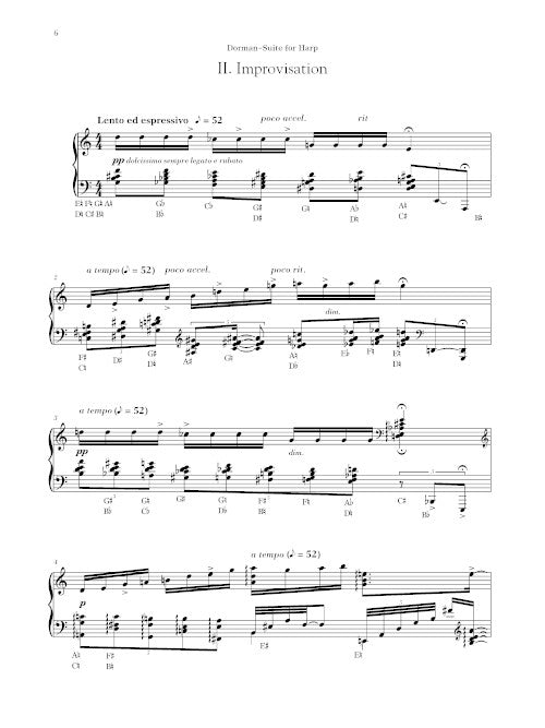 Dorman: Suite for Harp