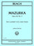 Beach: Mazurka, Op. 40, No. 3 (arr. for clarinet & piano)