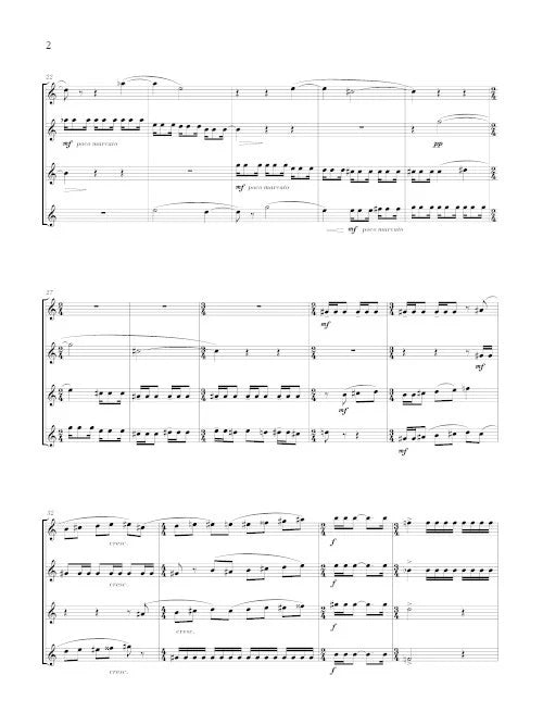 Tower: Fanfare for the Uncommon Woman No. 5 (Version for 4 Clarinets)
