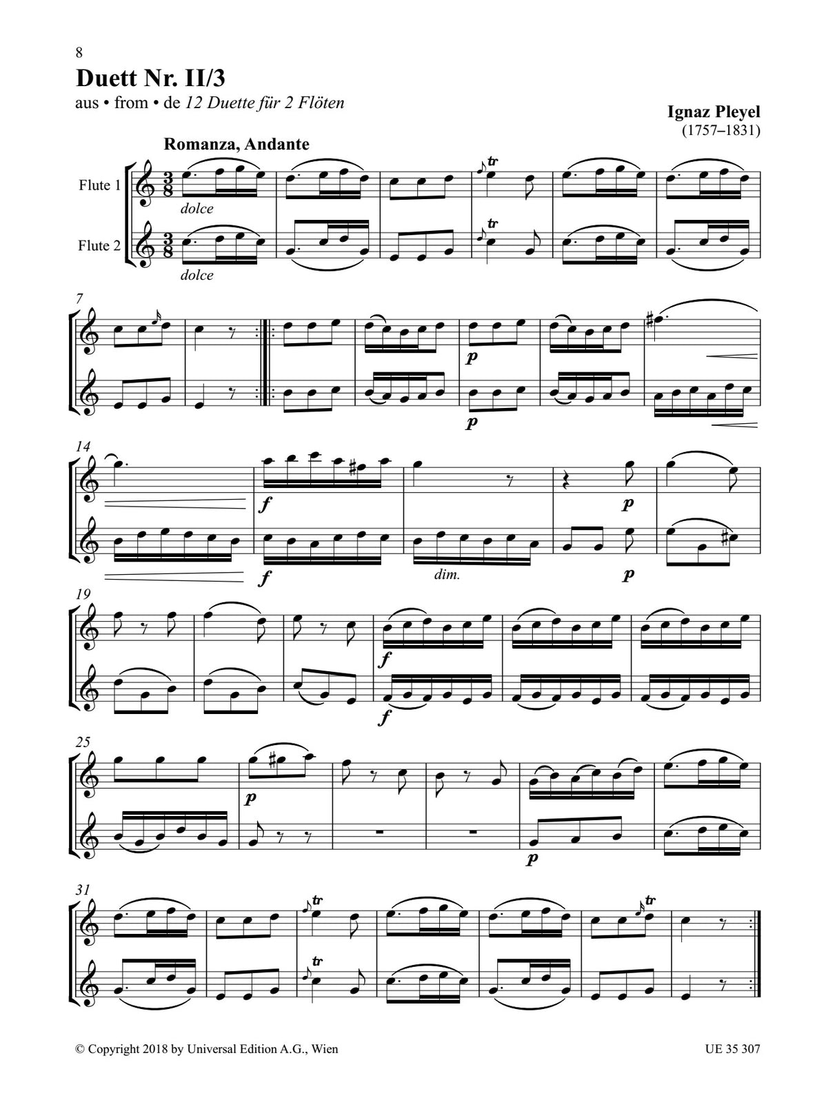 Curtain up! - Duets for 2 Flutes