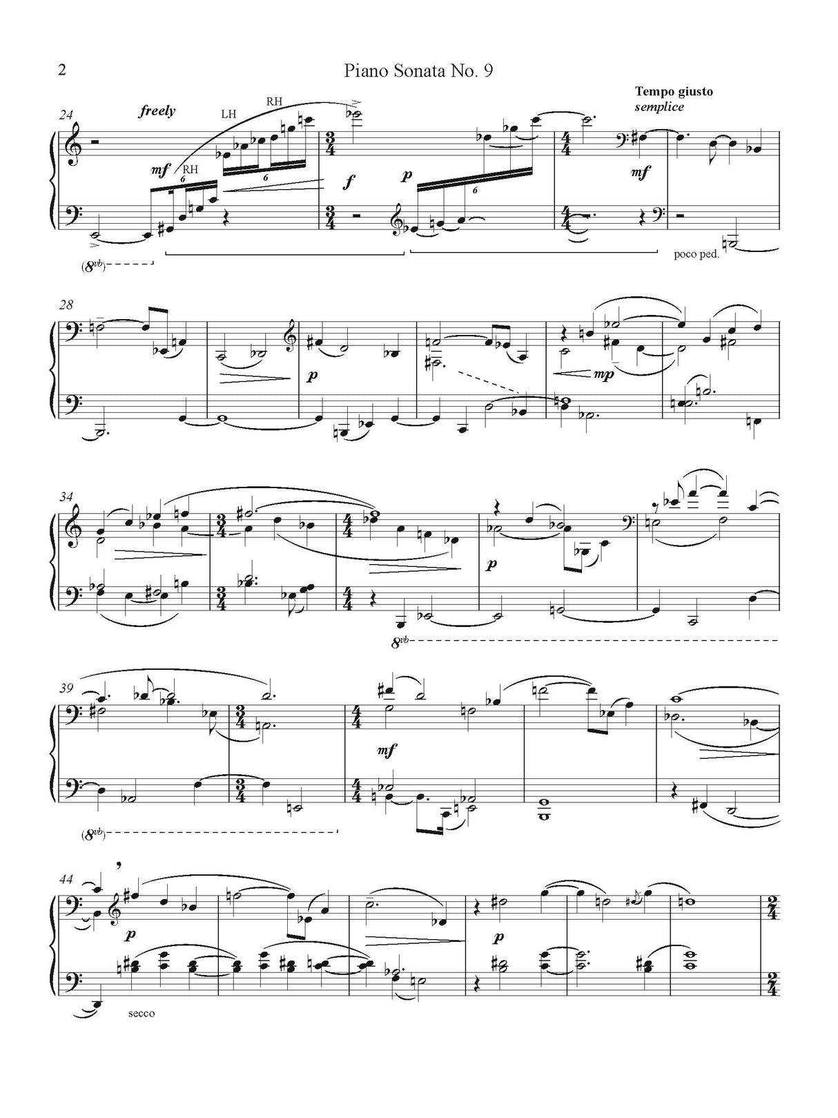 Shawn: Piano Sonata No. 9