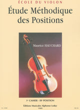 Hauchard: Methodical Study of Positions for Violin - Volume 1 (3rd Position)