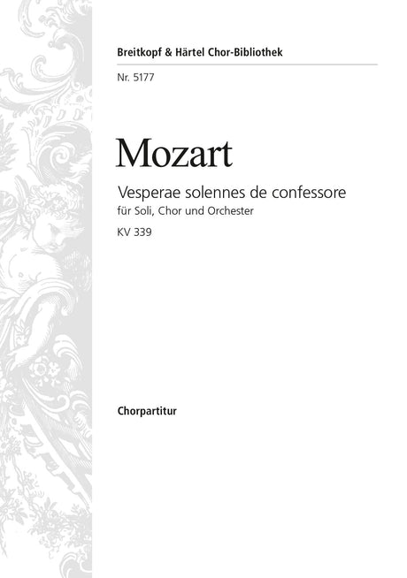 Mozart: Vesperae solennes de confessore, K. 339
