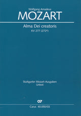 Mozart: Alma Dei creatoris, K. 277 (272a)