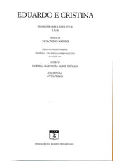 Rossini: Eduardo e Cristina