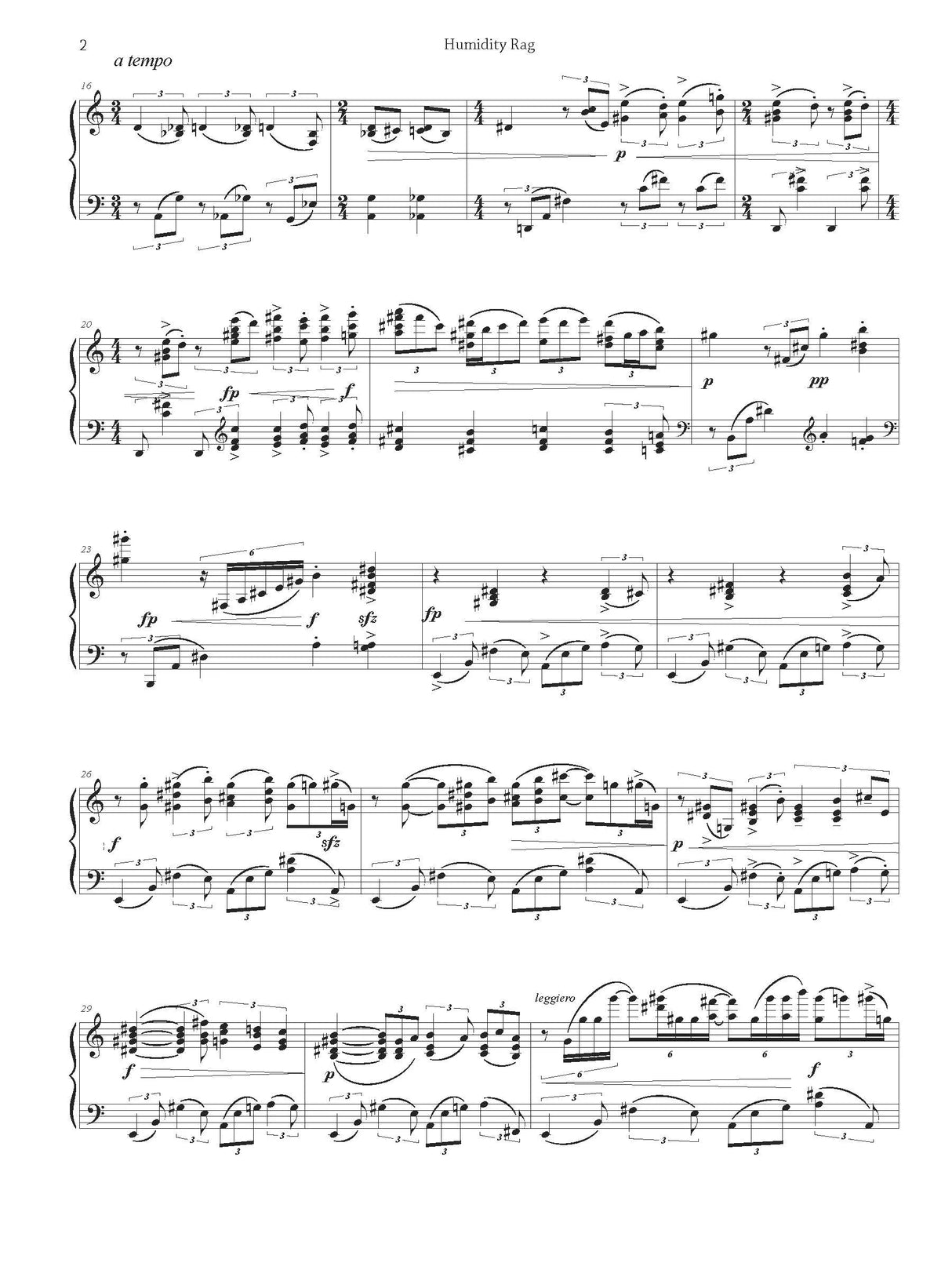 Sohn: Humidity Rag