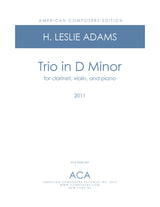 Adams: Trio in D Minor