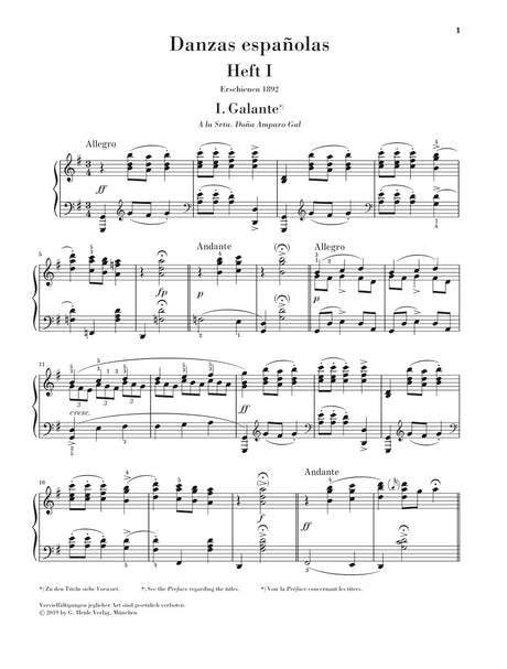 Granados: 12 Danzas españolas