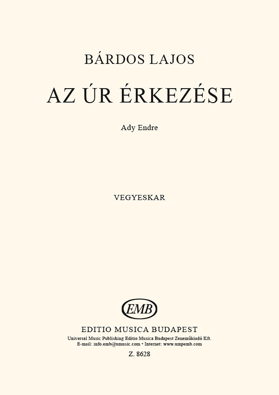 Bárdos: Az úr érkezése