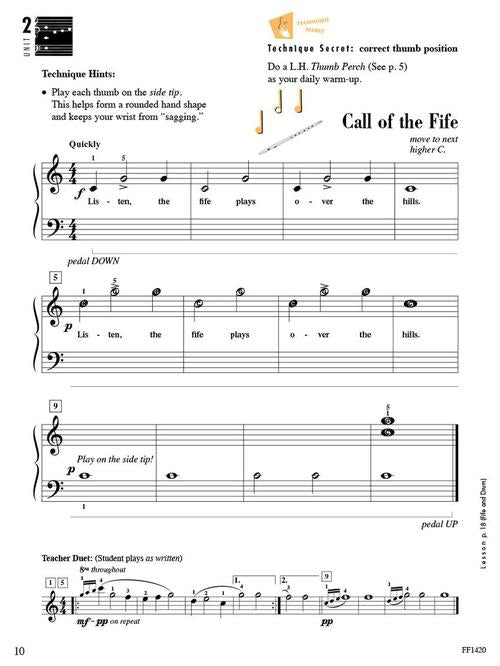 Accelerated Piano Adventures for the Older Beginner - Technique & Artistry, Book 1