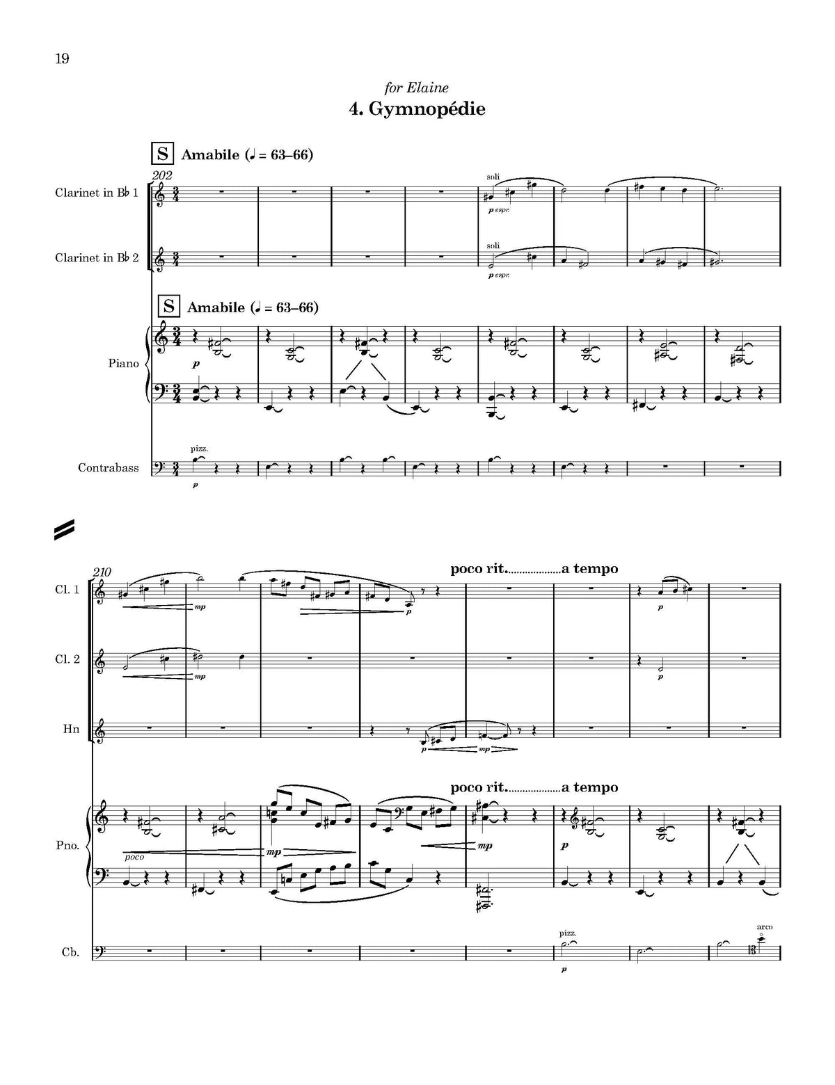 R. Stern: 3 Ballads and a Gymnopédie