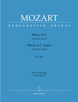 Mozart: Missa brevis in C Major, K. 259