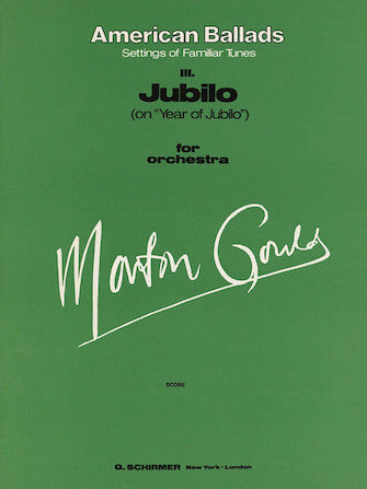 M. Gould: Jubilo