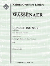Wassenaer: Concertino No. 2 in G Major