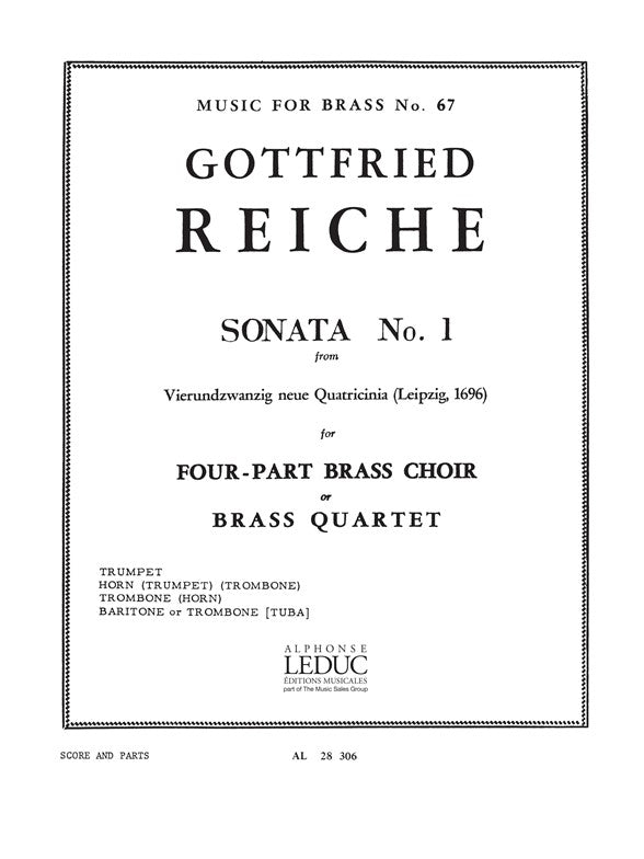 Reiche: Sonata No. 1
