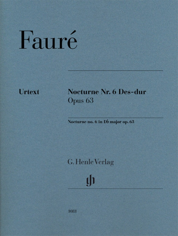 Fauré: Nocturne No. 6 in D-flat Major, Op. 63 – Ficks Music