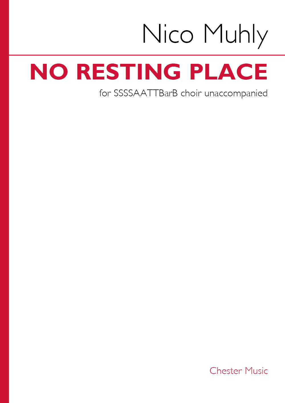 Muhly: No Resting Place