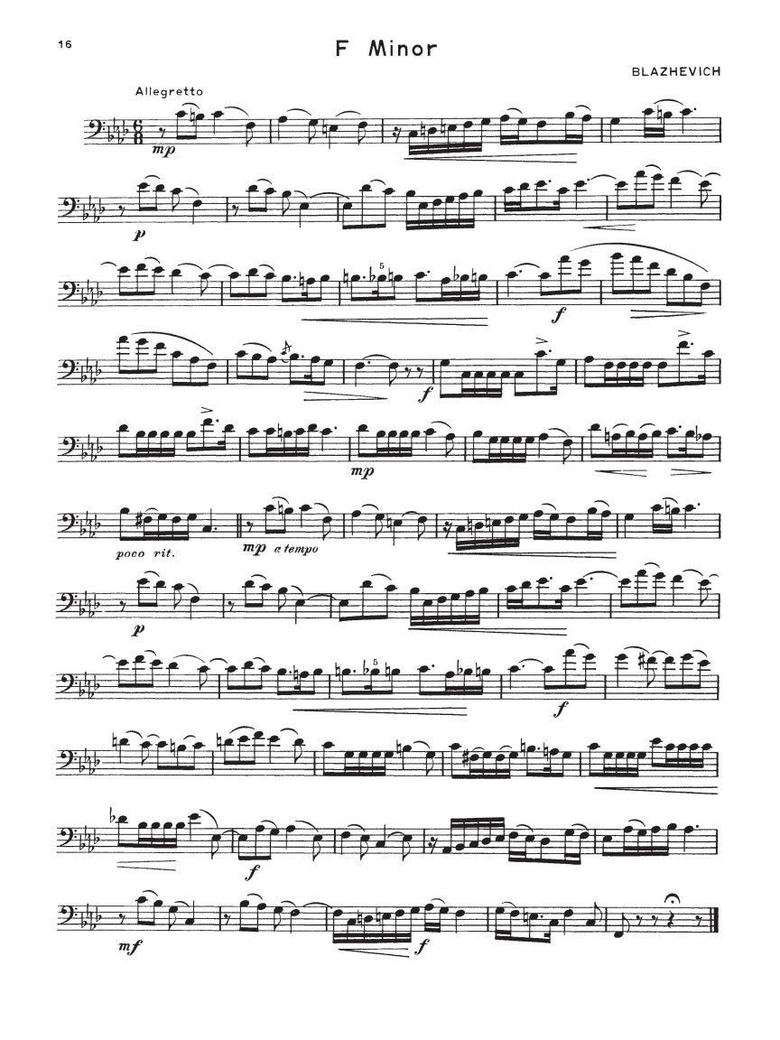Selected Studies for Trombone