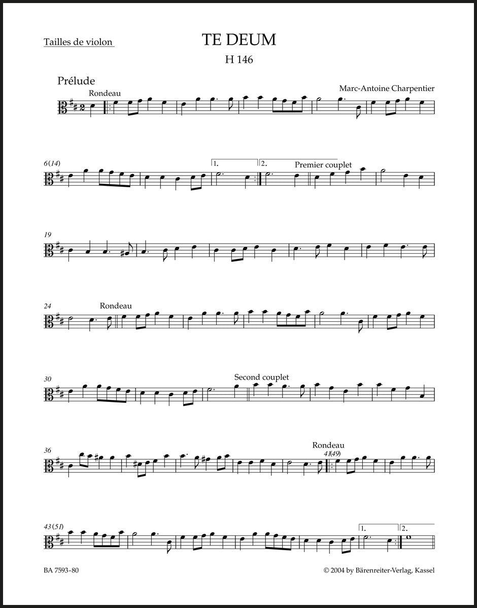 Charpentier: Te Deum, H 146