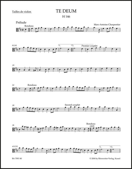 Charpentier: Te Deum, H 146