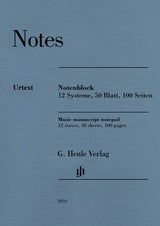 Notes: Sketchbook for Music - 100 pages